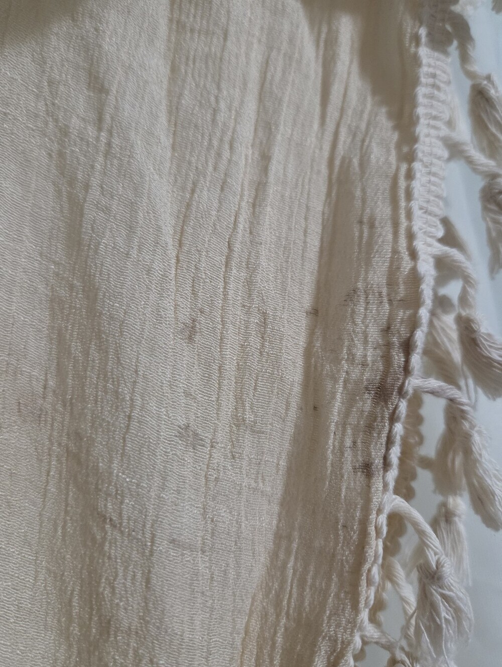 SKUE CURVE Light Beige Sheer Cover Up. - Picture 4 of 7